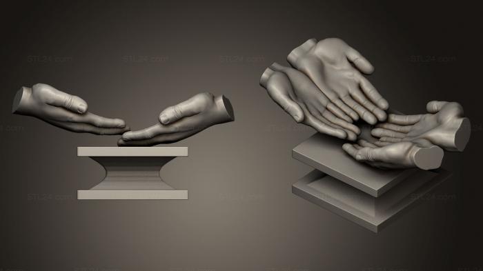 Статуэтки и статуи разные (Рука, STKR_0588) 3D модель для ЧПУ станка